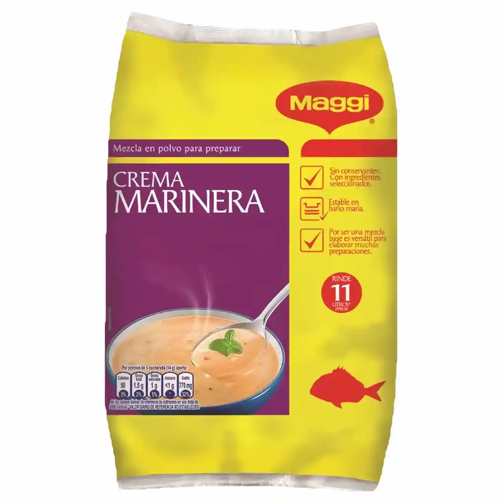 Maggi Crema Marinera En Polvo