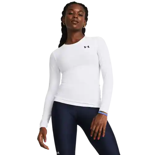 Under Armour Camiseta Entrenamiento Compression Mujer Blanco LG
