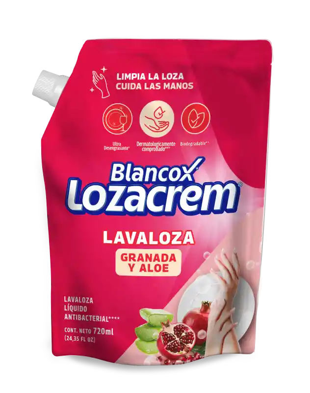 Blancox Lavaloza Líquido con Aloe y Rosas