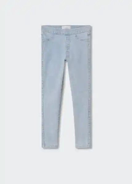 Jeans Jegging Tejano Claro Talla 05 Niñas Mango