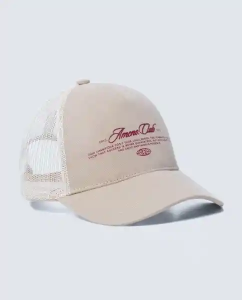 Gorra Unisex Beige Talla M 759G505_BEI160924 Americanino