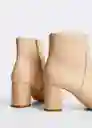 Botin Nilo1 Crudo Talla 36 Mujer Mango