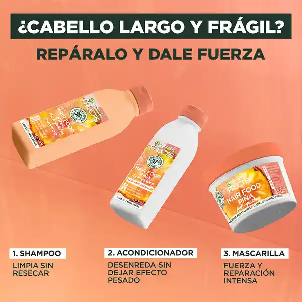 Acondicionador Hair Food Garnier Piña Anti-Quiebre 300 mL