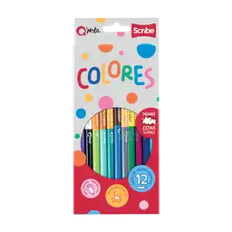 Scribe Lápiz de Color Doble Punta Qnota