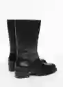 Botines es Crac Negro Talla 37 Mujer Mango