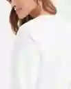 Vestido Corto Poplin Embroidery Dress Blanco 0 Claro L Chevignon