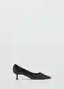 Zapatos Rockyn Negro Talla 37 Mujer Mango