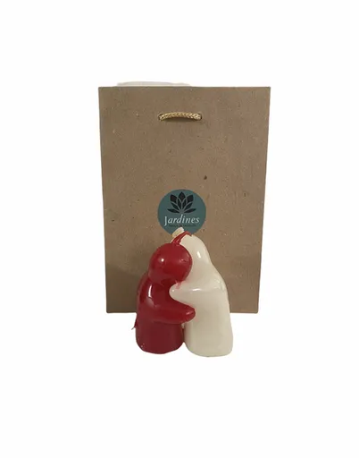 Vela Perfumada Amorosos Blanco Rojo