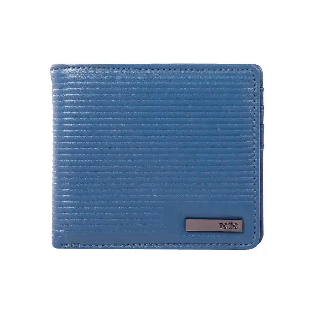 Billetera Para Hombre Krispo Mediana Azul