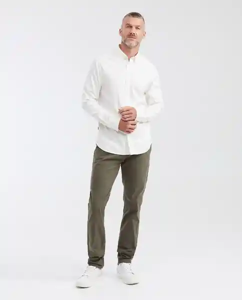Pantalón Colors Masculino Verde Selvoso Talla 34 Chevignon