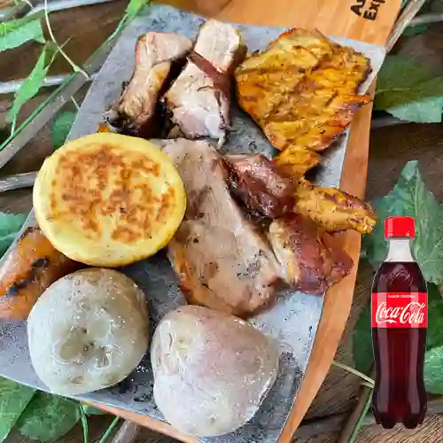 Combo Mixta de Carnes +Cocacola Orig 400ml