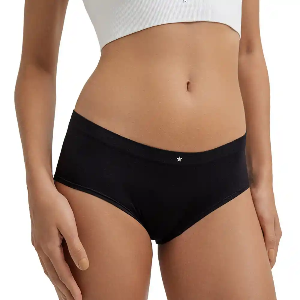 Panty Tipo Bóxer en Seamles Femenino Wap Punto Blanco