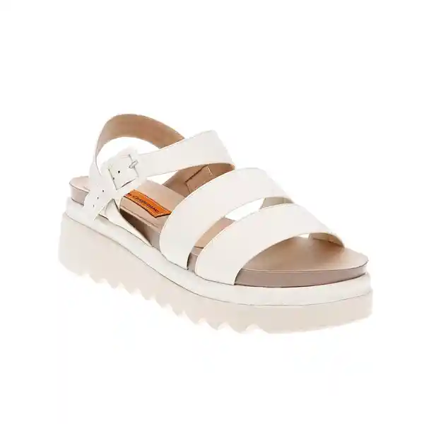 Sandalias Plataforma Brett Marfil 40