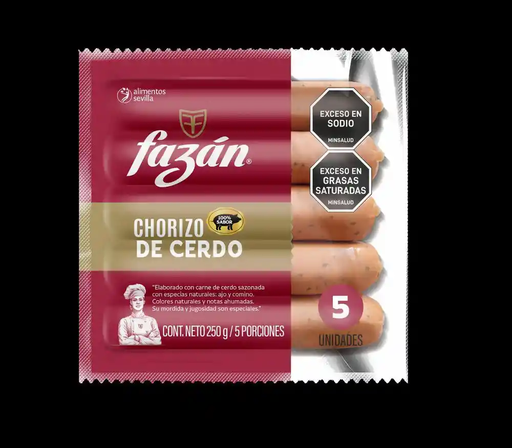 Chorizo Fazán Cerdo (250 Gr)