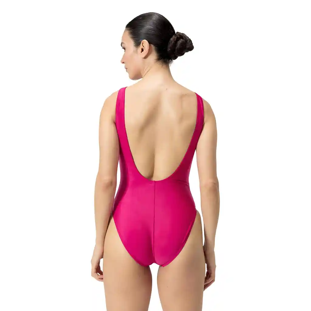 Vestido de Baño U-back Logo Deep Mujer Morado-36