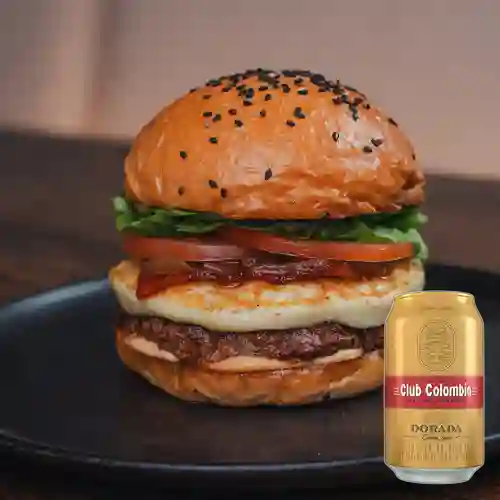 Combo Bourbon´s Cheese + Club col. Dorada Lta 330ml