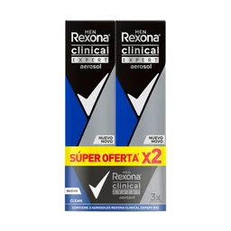 Desodorante Hombre Rexa Clinical Expert Clean 91G (150Ml) (2 Unidades De 91G C/U - Oferta)