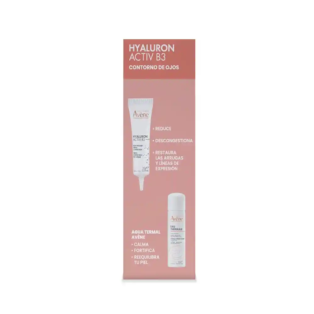 Kit Avene Sérum + Contorno Ojos + Agua Termal