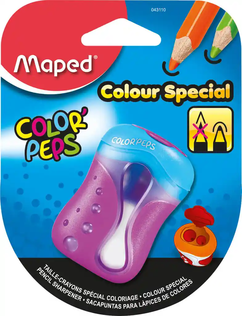 Maped Sacapunta Color Peps 2 Orificios con Depósito 
