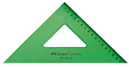 Faber Castell Escuadra 26Cm 45V X1U