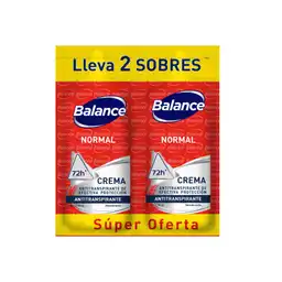 Desodorante Balance Crema Normal Duo (16 Gr)