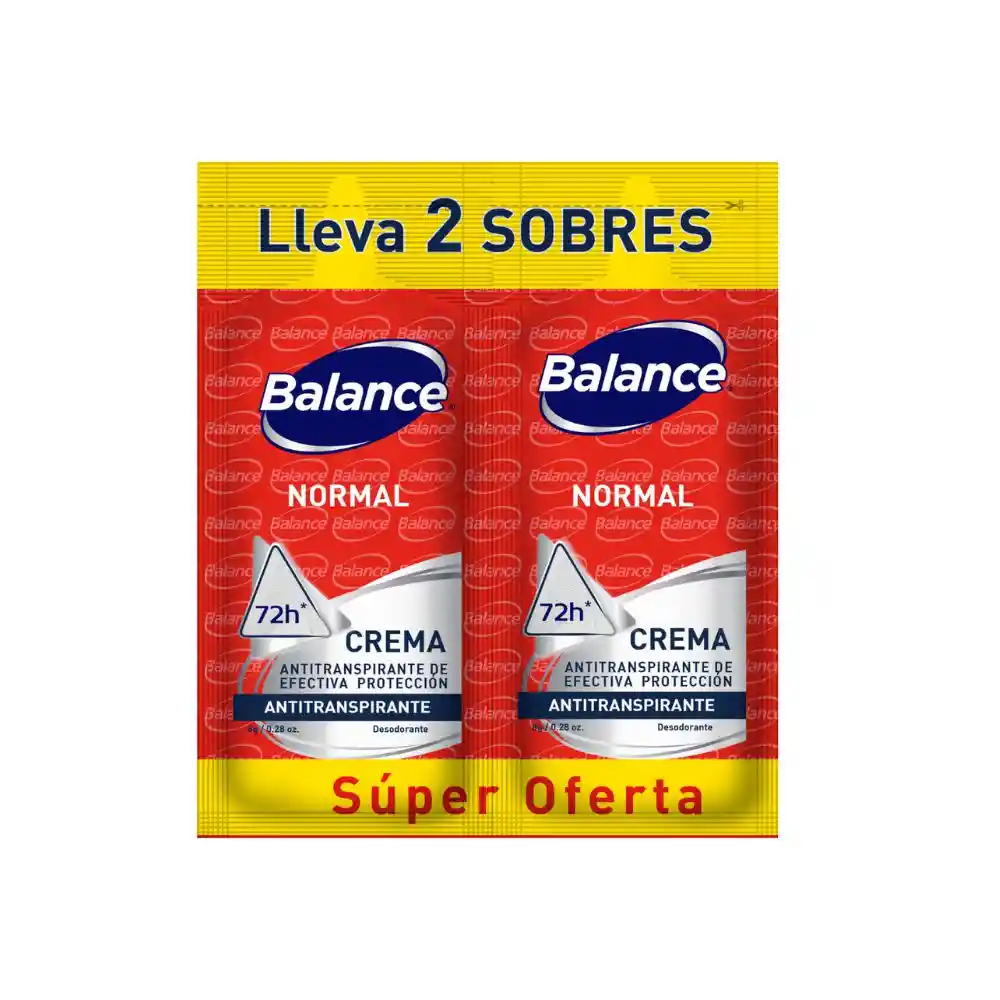 Desodorante Balance Crema Normal Duo (16 Gr)