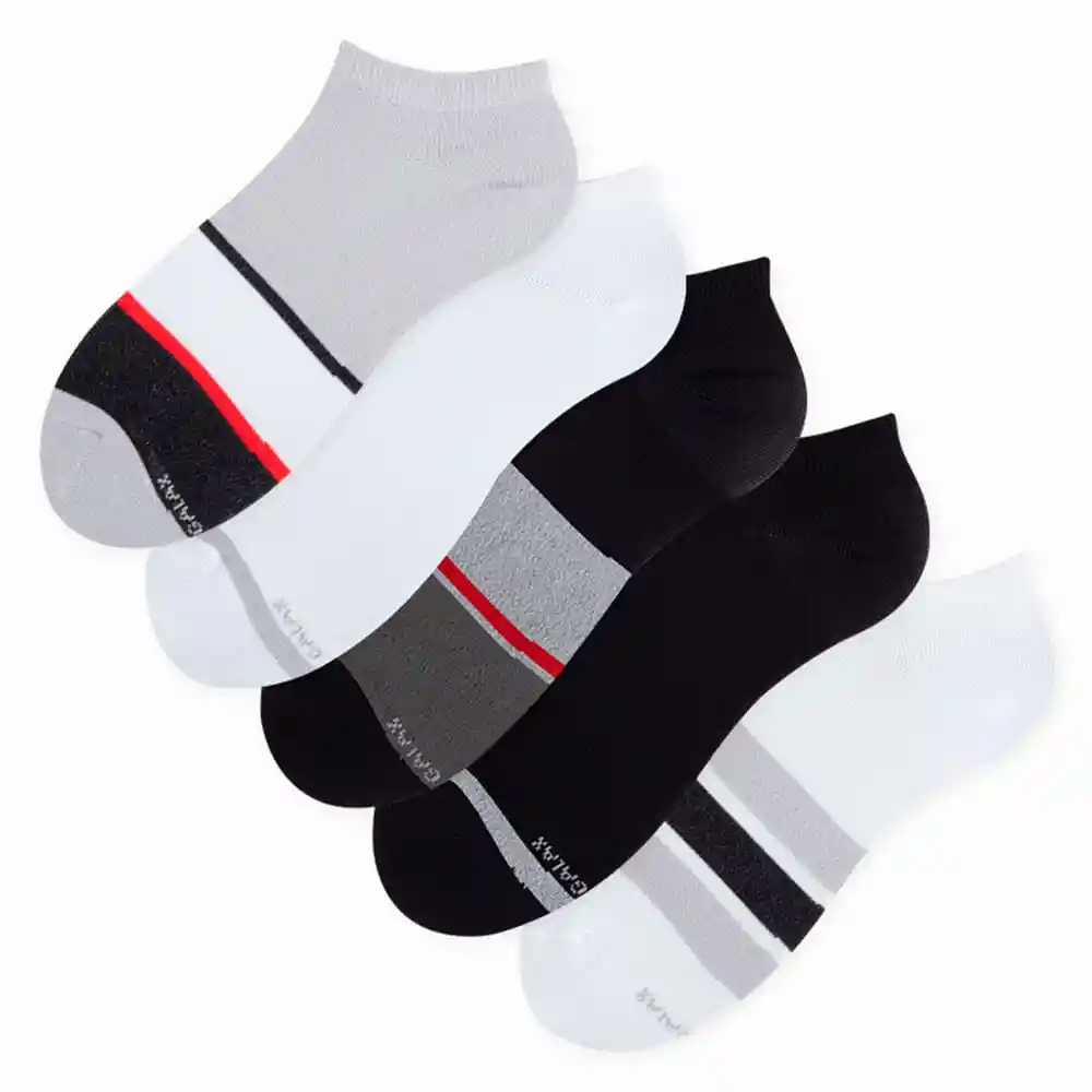 Medias Deportivas Tobilleras Cortas Masculino Sabino Nylon X5 Galax Talla 10-12