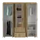 Closet Bariloche 180 X 170 X 50 Rta Blanco + Macadamia