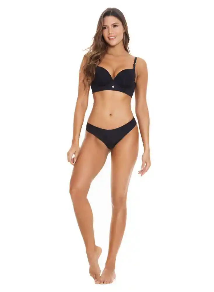 Brasier Realce Prehormado 34-negro