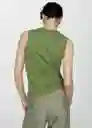 Top Gales Verde Talla Xs Mujer Mango
