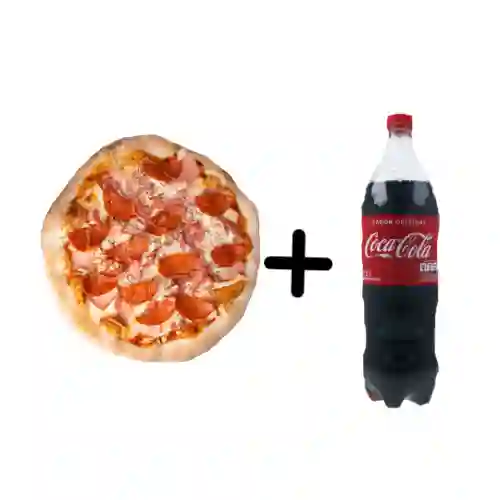 Combo Pizza l (40Cm) + Coca-Cola Sabor Original 1,5 L