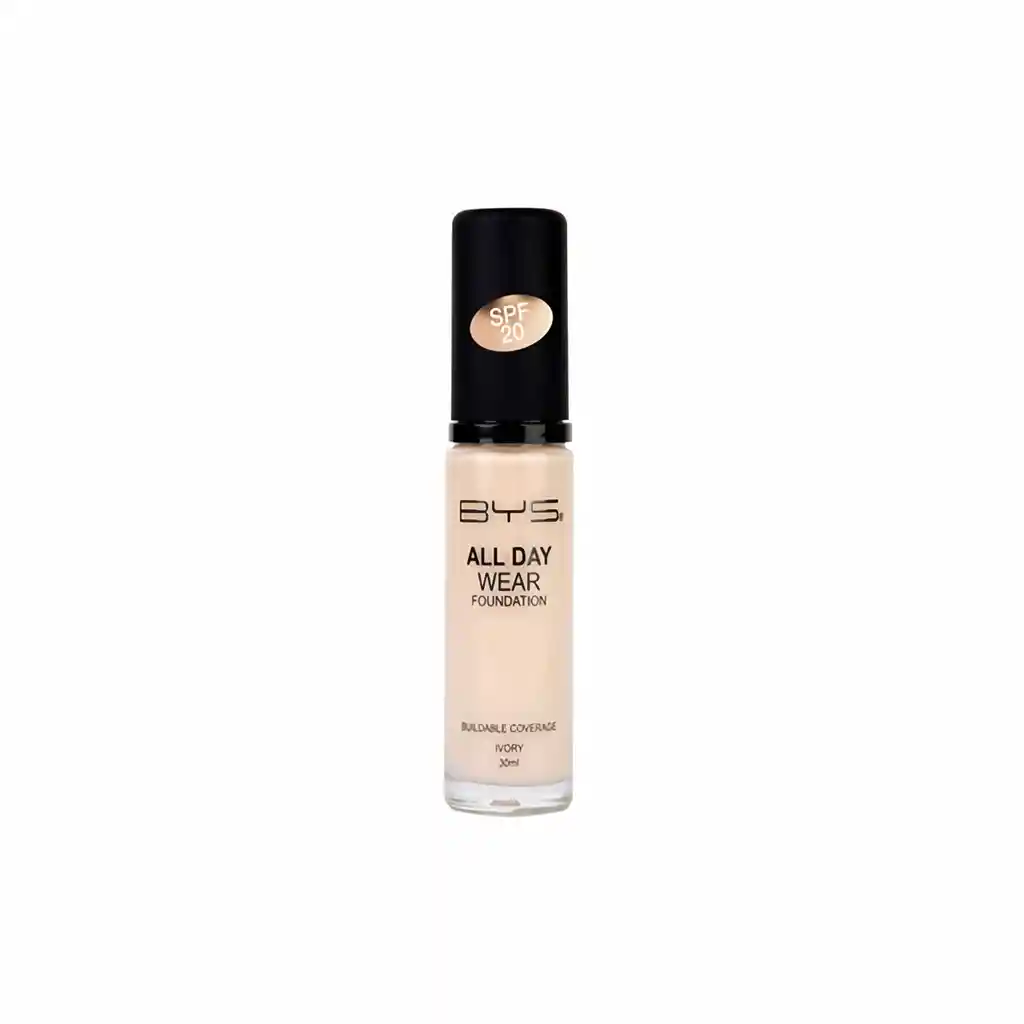 base liquida BYS all day ivory 30ml