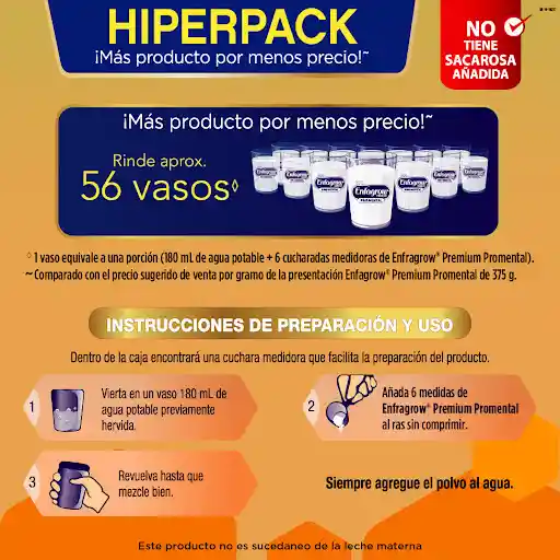 Enfagrow Alimento Lácteo Promental Vainilla Etapa 3 