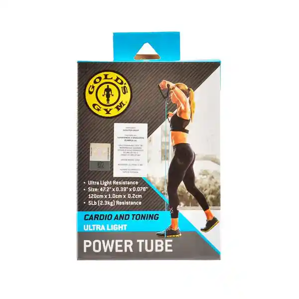 Gold Gym Tubo de Resistencia Ultra Ligera GG-PTUBE-Ul