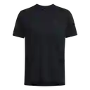 Under Armour Camiseta Rush Energy Para Hombre Negro Talla LG