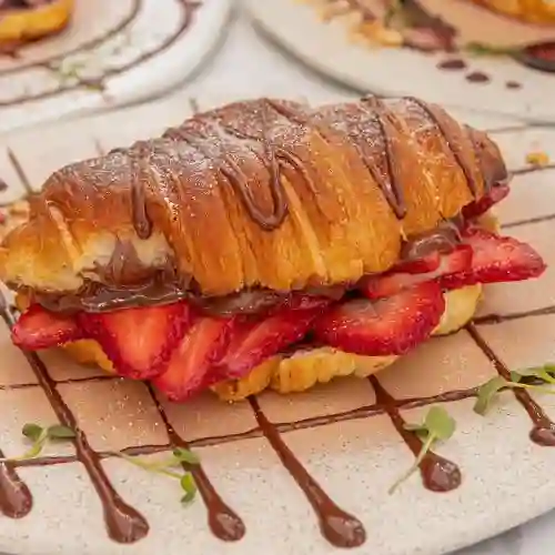 Croissant Fresas Nutella