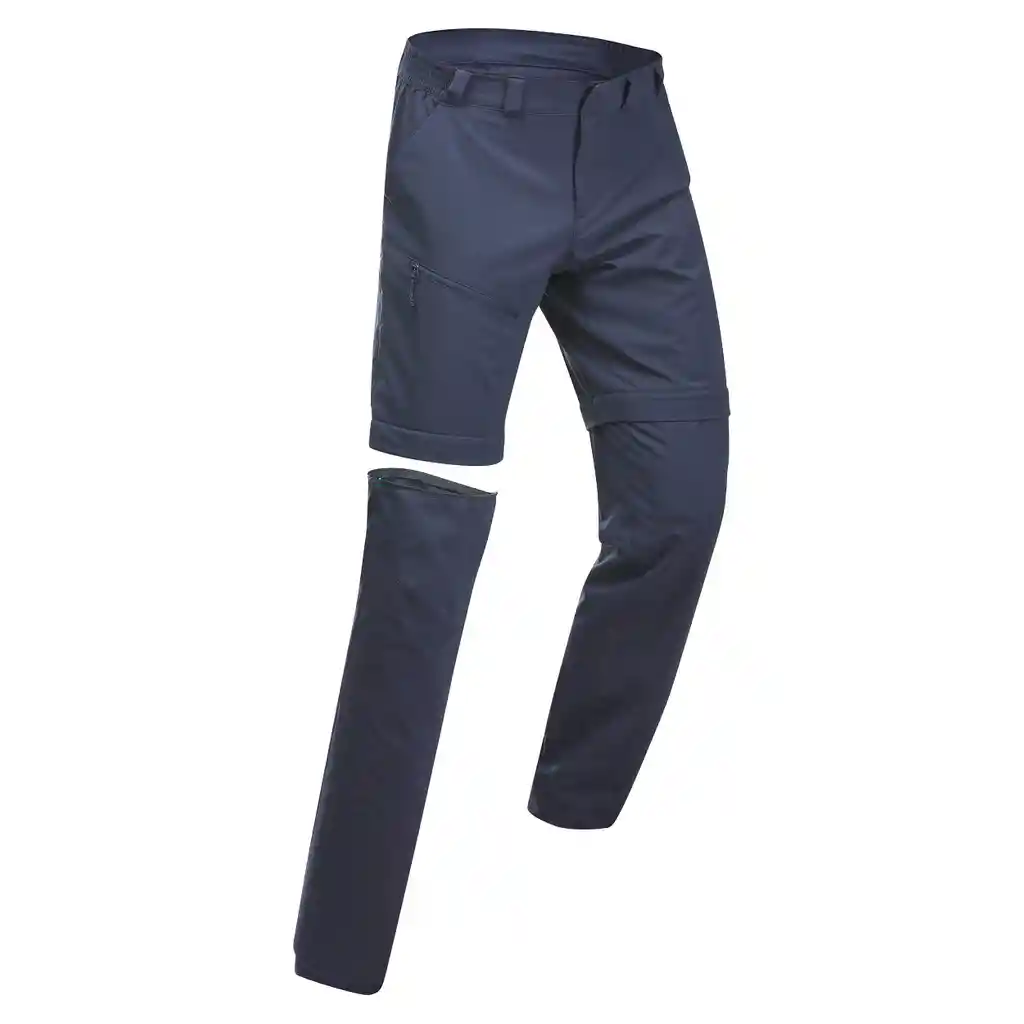 Pantalón Convertible De Senderismo Para Hombre Talla L Azul