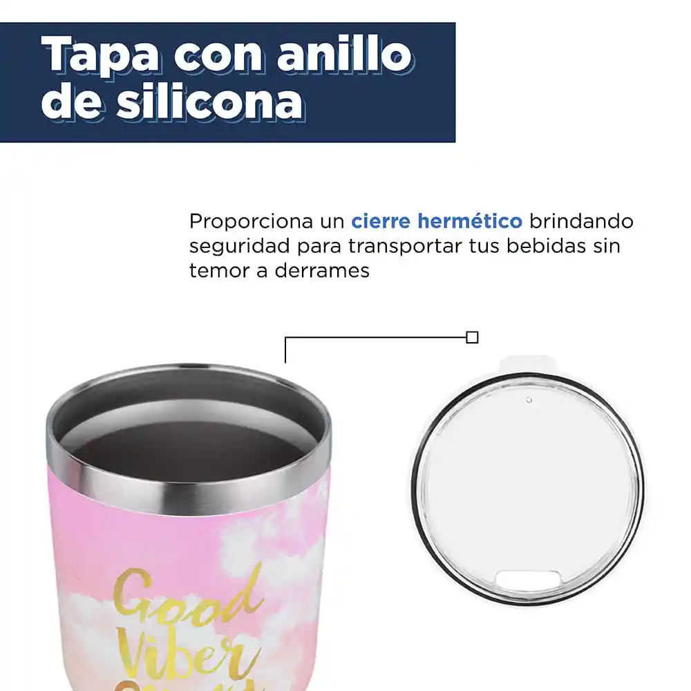 Miniso Vaso de Acero Para Automovil Color Explosión