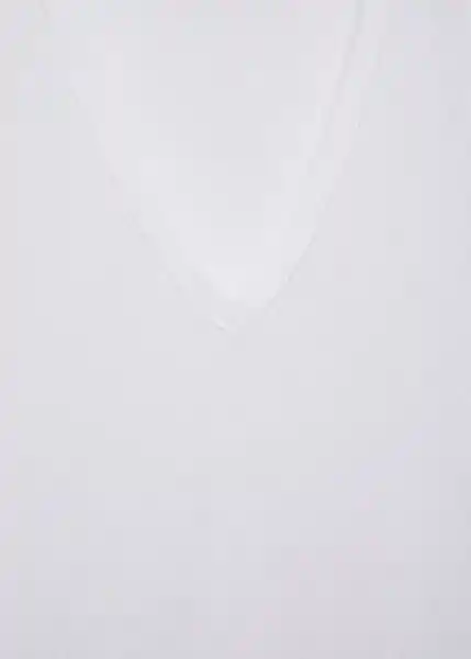 Camiseta Vispi Blanco Talla L Mujer Mango