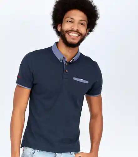 Unser Camiseta Polo Azul Oscuro Talla L 811369