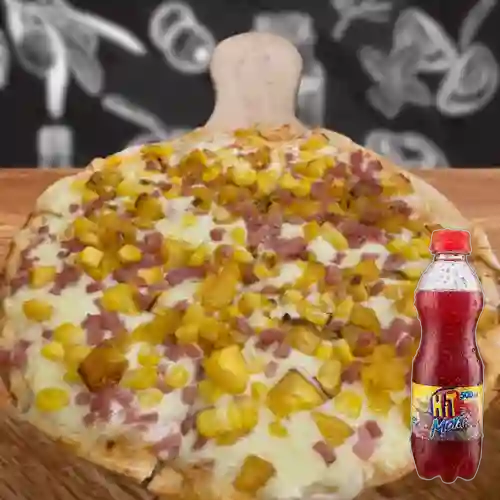 Combo Maduro, Tocineta y Maíz + Jugo Hit de Mora