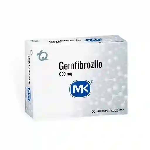 Mk Gemfibrozilo (600 mg) 20 Tabletas