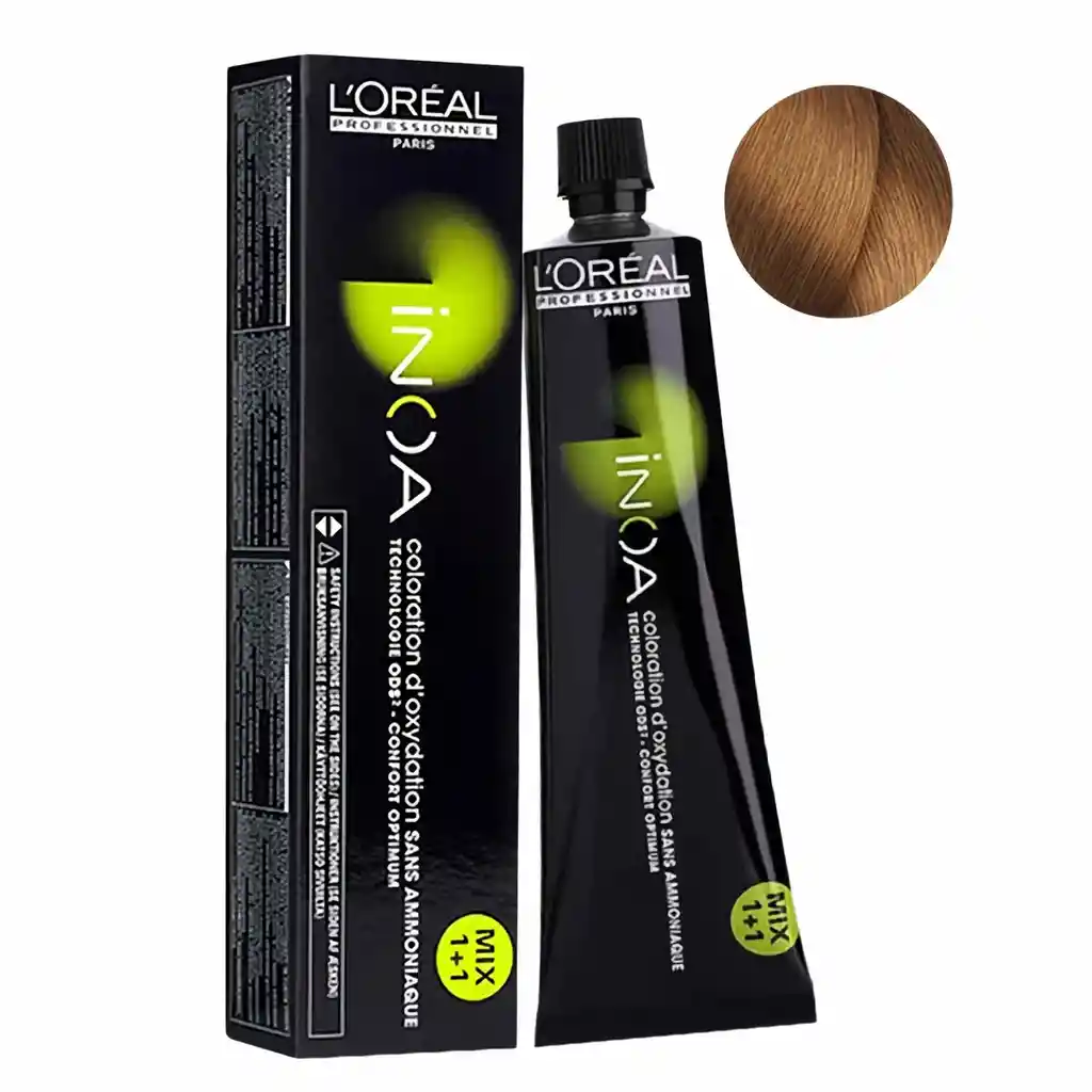 Bio Inoa Tinte Ru Claro Dorado Cobrizo N.8.34 60 Ml