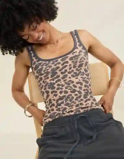 Camiseta Aerie Beige Talla Medium 3930158 American Eagle