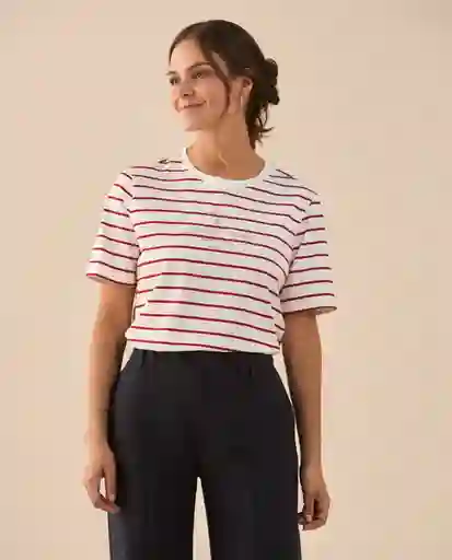 Camiseta Rojo Rio Oscuro Talla S 601G012 Esprit