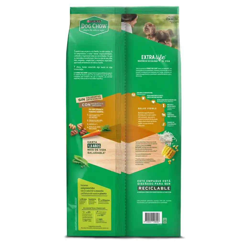 Comida para perro Dog Chow Adulto minis y pequeños x 4 kg