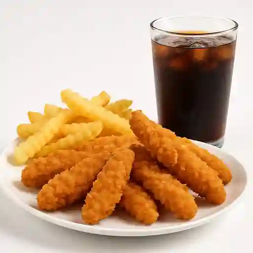 Pechuga Apanada en Tiras