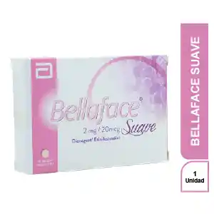 Bellaface Suave (2+0.02)mg Tab Rec Caja X 28