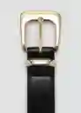 Cinturón Apen Negro Talla M Mujer Mango