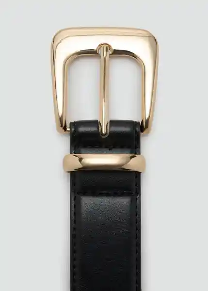 Cinturón Apen Negro Talla M Mujer Mango
